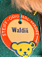Винтажная игрушка собака с портфелем Steiff